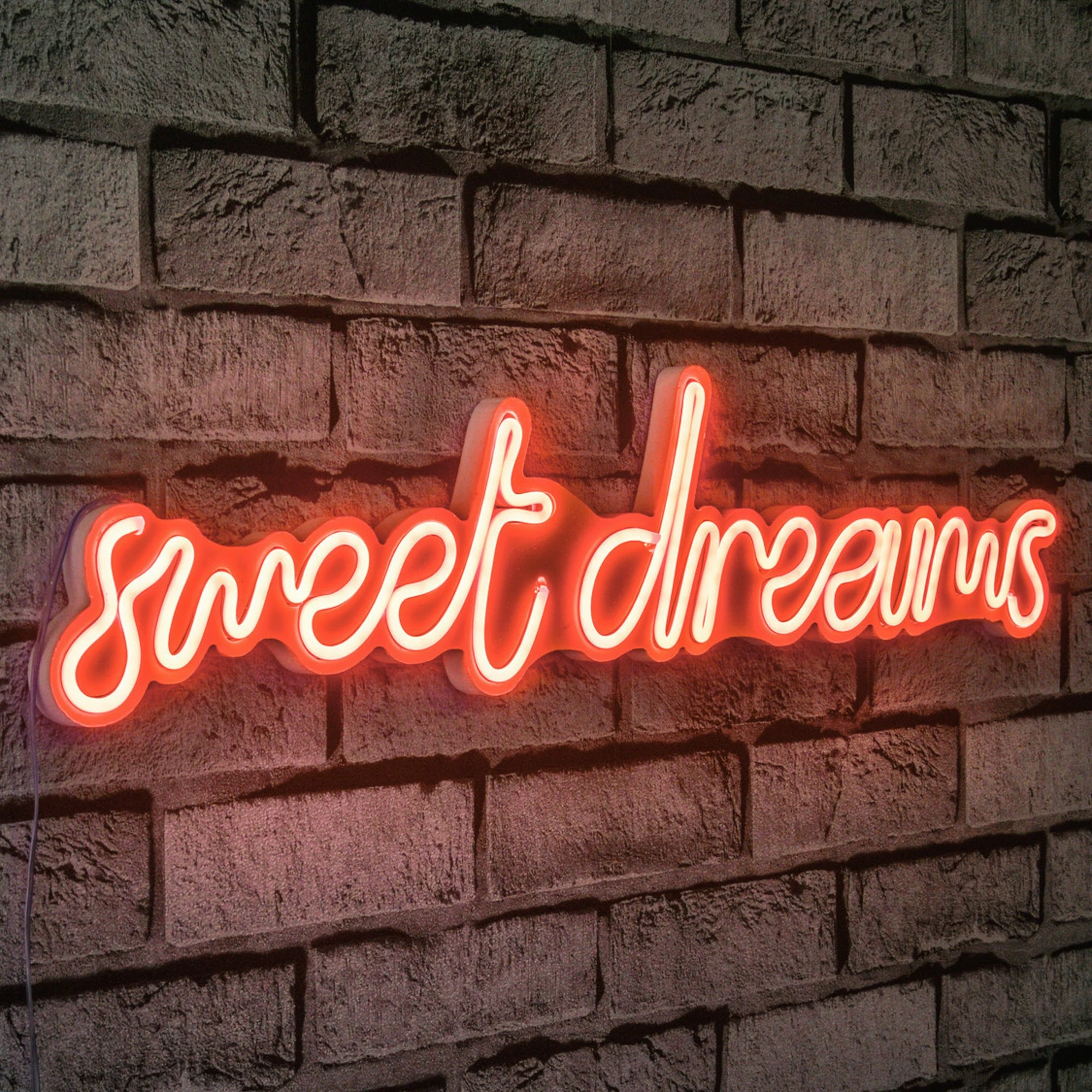 Dritë dekorative LED plastike, 'Sweet Dreams', e kuqe