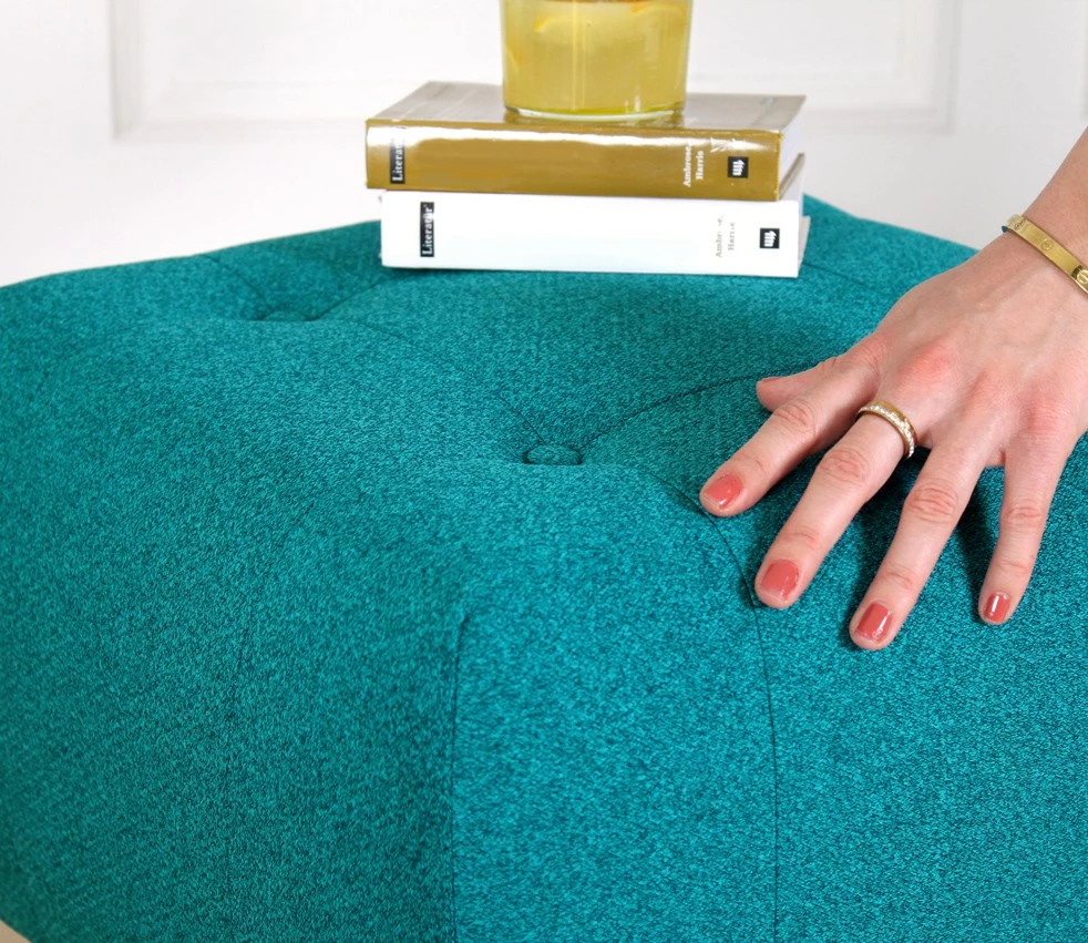 Puf Atelier del Sofa, ngjyrë turquoise, Tomp