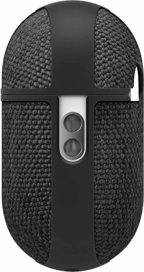 Mbështjellës Spigen Urban Fit për AirPods Pro/Pro 2, me unazë, Zi