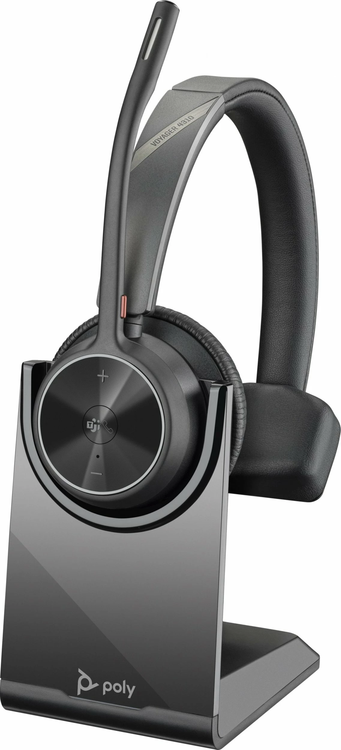 Kufje Poly Voyager 4320-M (77Z32AA), Bluetooth 5.1, wireless + USB-C, over-ear stereo, Microsoft Teams Certified, me BT700 dongle + charging stand, e zezë