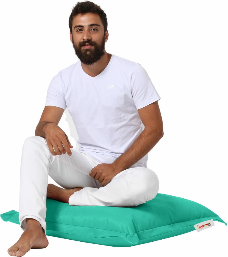 Jastëk kopshti, ngjyrë turquoise, Atelier del Sofa, 70x70cm