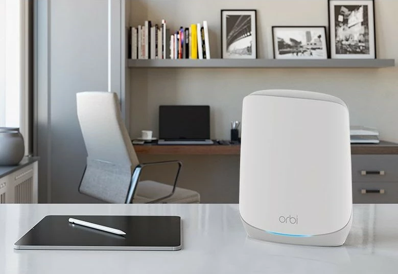 Mesh satelit NETGEAR Orbi RBS760, Wi-Fi 6, Tri-band, Bardhë