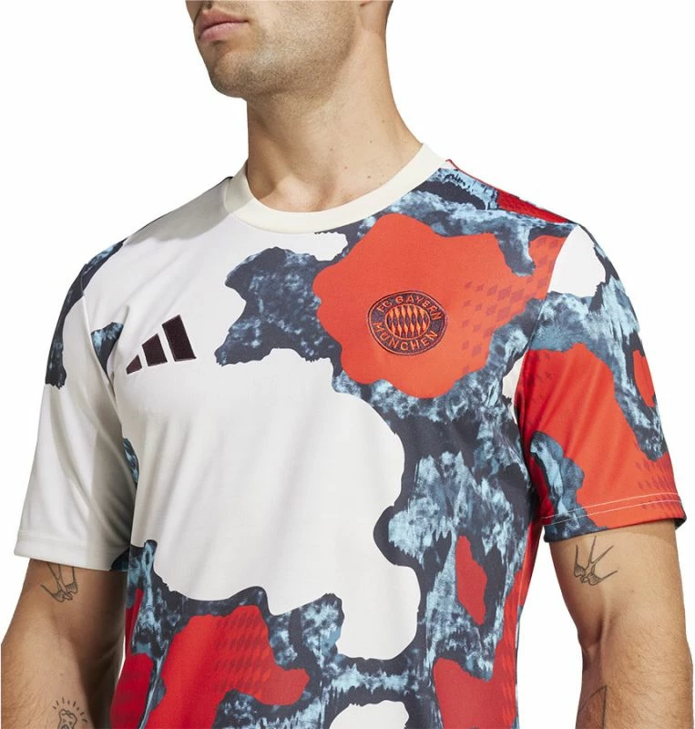 Maicë për meshkuj adidas, bardhë-kuqe [Madhësia: XL]