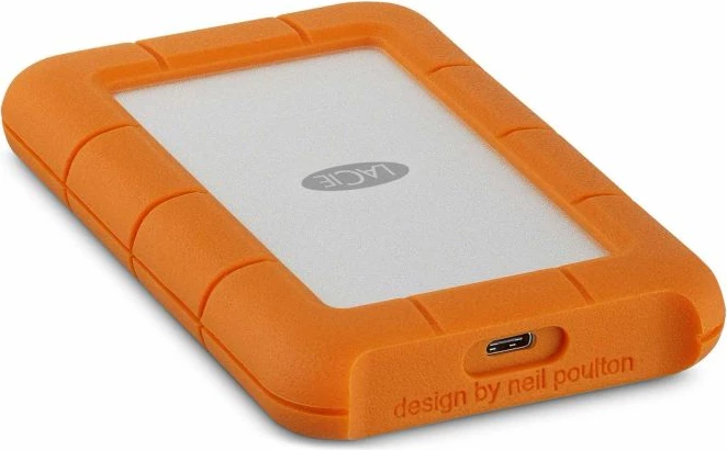 Hard disk i jashtëm LaCie Rugged STFR1000800 1TB USB-C 2.5\", portokalli