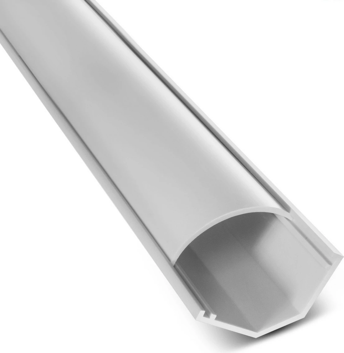 Kanal kabllosh Maclean MCTV-575, 1.5m, 43x23mm, i bardhë, me shirit ngjitës