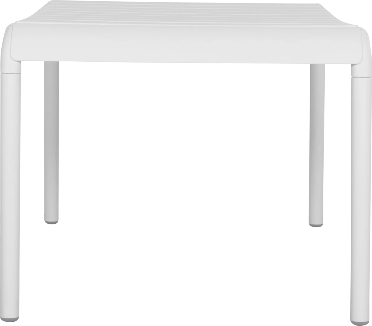 Tavolinë kafeje për jashtë, polipropilen e bardhë, KORVER FH6334.01, 100x60x46cm