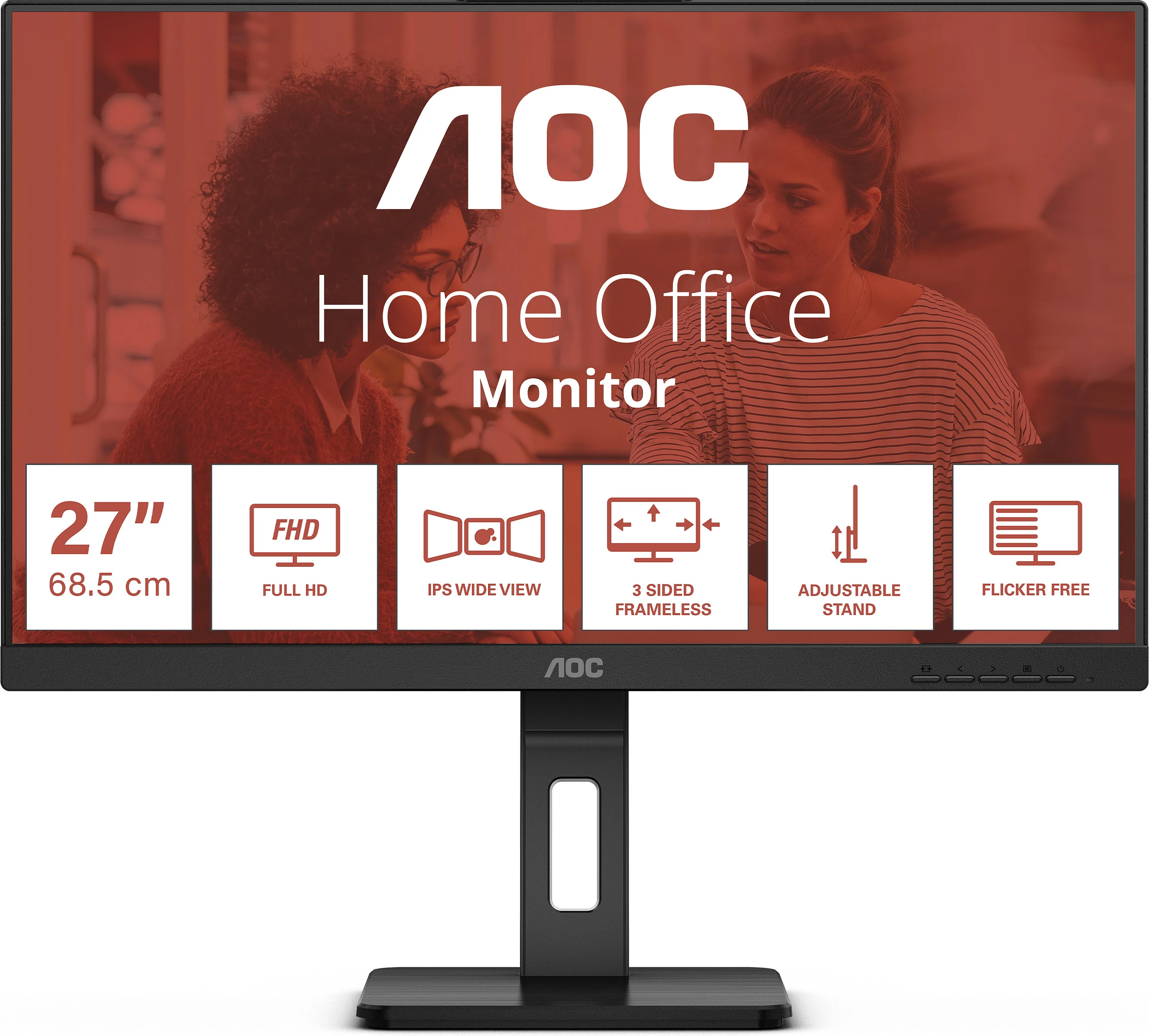 Monitor AOC 27E3QAF, 27", Full HD, LED, i zi