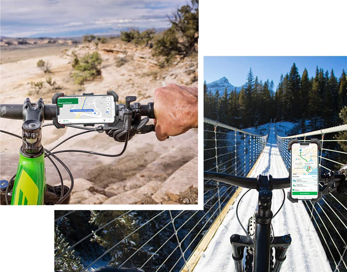 Mbajtës telefoni për bicikletë/skuter/moto Joyroom JR-ZS288, 4.7-7\", 15-31mm, i zi