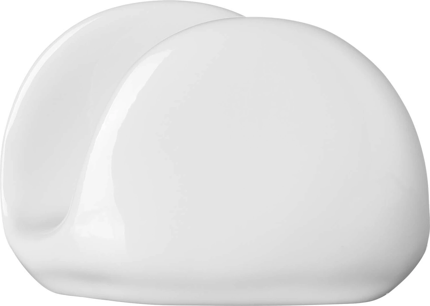 Mbajtës pecetash Fine Dine Pure Bianco, porcelan i vitrificar, set 6 copë, i bardhë