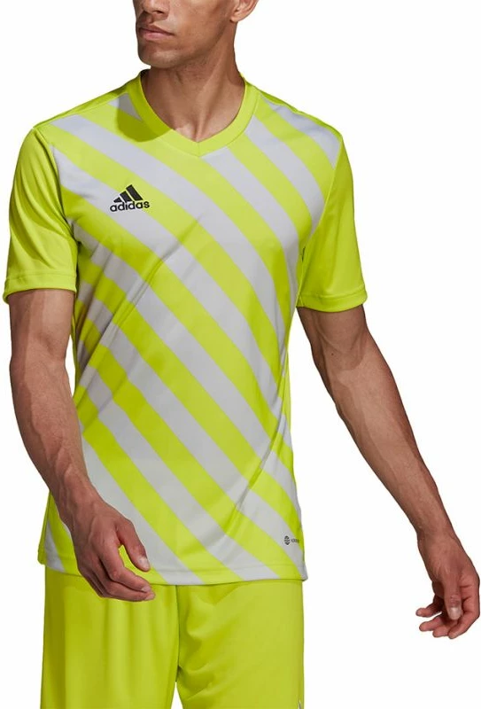 Fanellë adidas për meshkuj, e zezë dhe e verdhë [Madhësia: S]