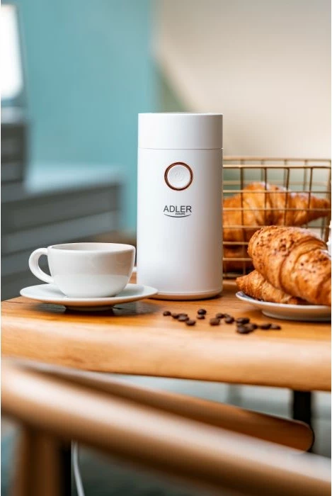 Mulli kafeje Adler AD4446WG 150W 75g, i bardhë