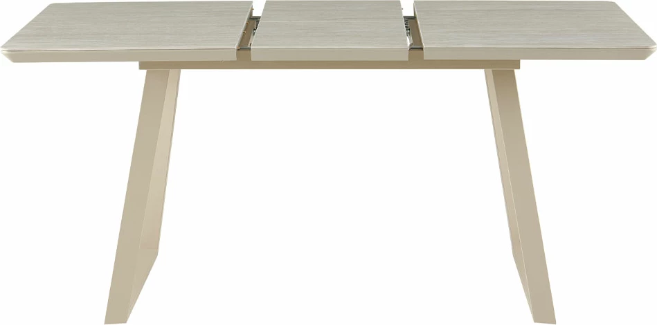 Tavolinë zgjatëse Tessera, ngjyrë bezhë-latte, 120x80x76cm