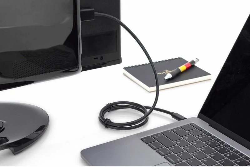 Kabëll USB-C/HDMI DIGITUS 3.1 4K60Hz 5m, i zi