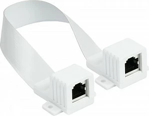 Kablë rrjeti GoodConnections Alcasa 8055-F23QW, 0.3 m, RJ-45 femër-femër, e sheshtë, e bardhë