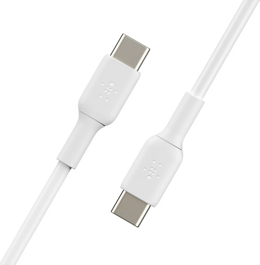 Kabëll Belkin CAB003BT1MWH, 1 m, USB C, USB C, Bardhë