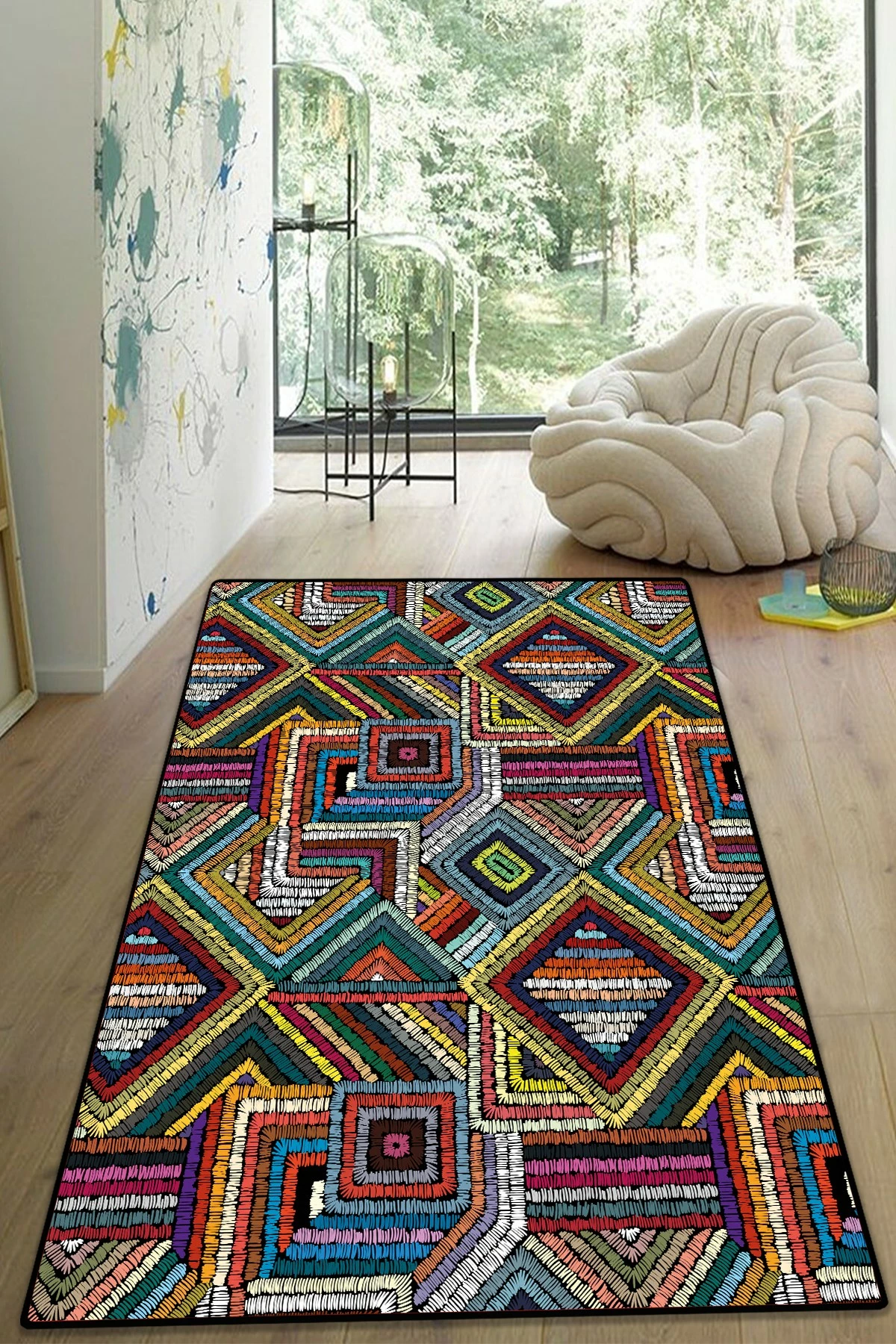 Qilim për korridor, shumëngjyrësh, Conceptum Hypnose, Maglie, 100x300cm