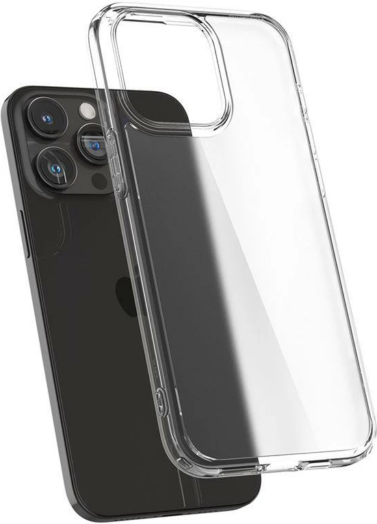 Mbështjellës Spigen Ultra Hybrid për iPhone 15 Pro Max, frost clear