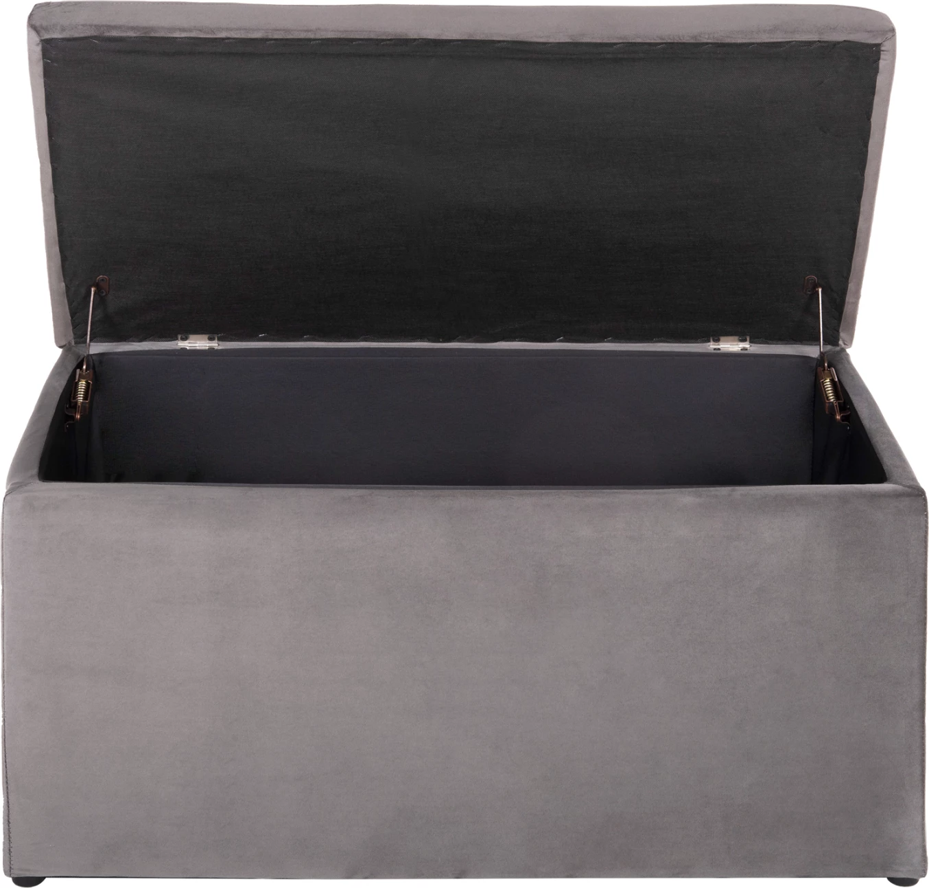 Karrige për bar me hapësirë ruajtjeje PUNK FH279.11, kadife gri, 90x50x50H cm