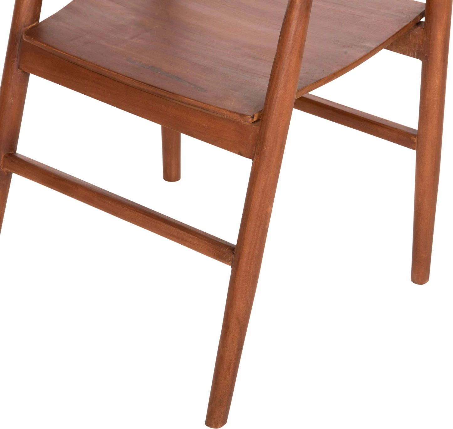 Karrige ngrënieje me krahë NIONI FH9476.01 dru TEAK ngjyrë arre 57x53x77H cm