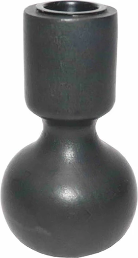 Mbajtës qirinjsh SCANDI, dru i zi, 6x6x11cm