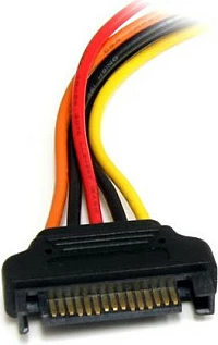 Kabllo zgjatëse rryme SATA StarTech 12in, 15-pin (M-F), 30cm, AWG18, multikolor