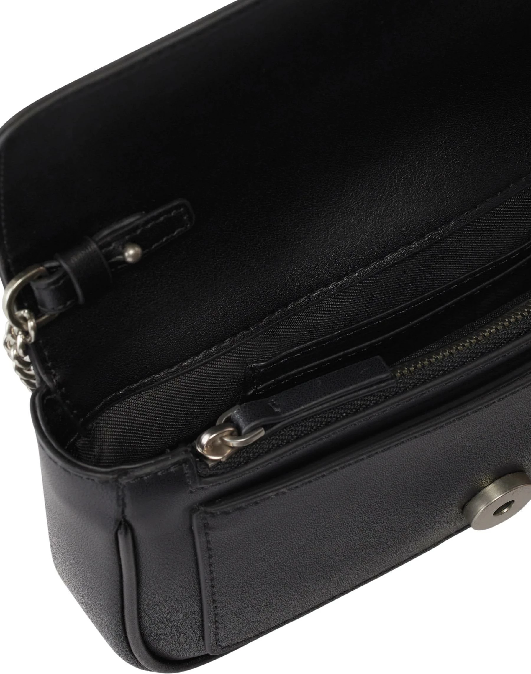 Çantë krahu Pinko Pocket Love One Simply 100061 A0F1 për femra, e zezë/argjend