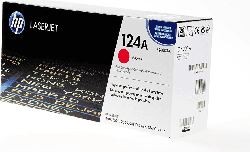 Toner, HP, 124A Q6003A, rendiment 2000 faqe, magenta
