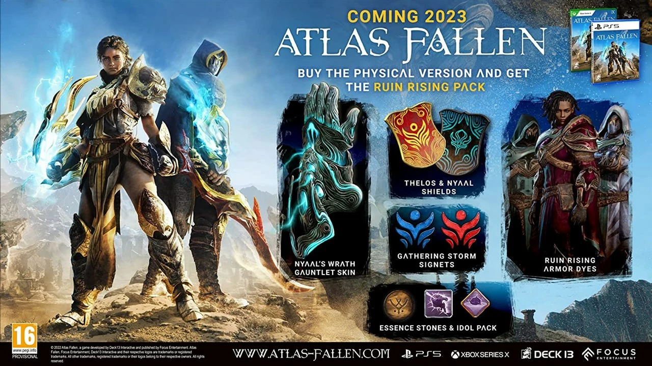 Lojë PS5 Focus Entertainment Atlas Fallen