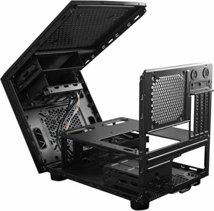 Kasë Chieftec CI-02B-OP Pro Cube, micro ATX/mini ITX, pa furnizim rryme, e zezë