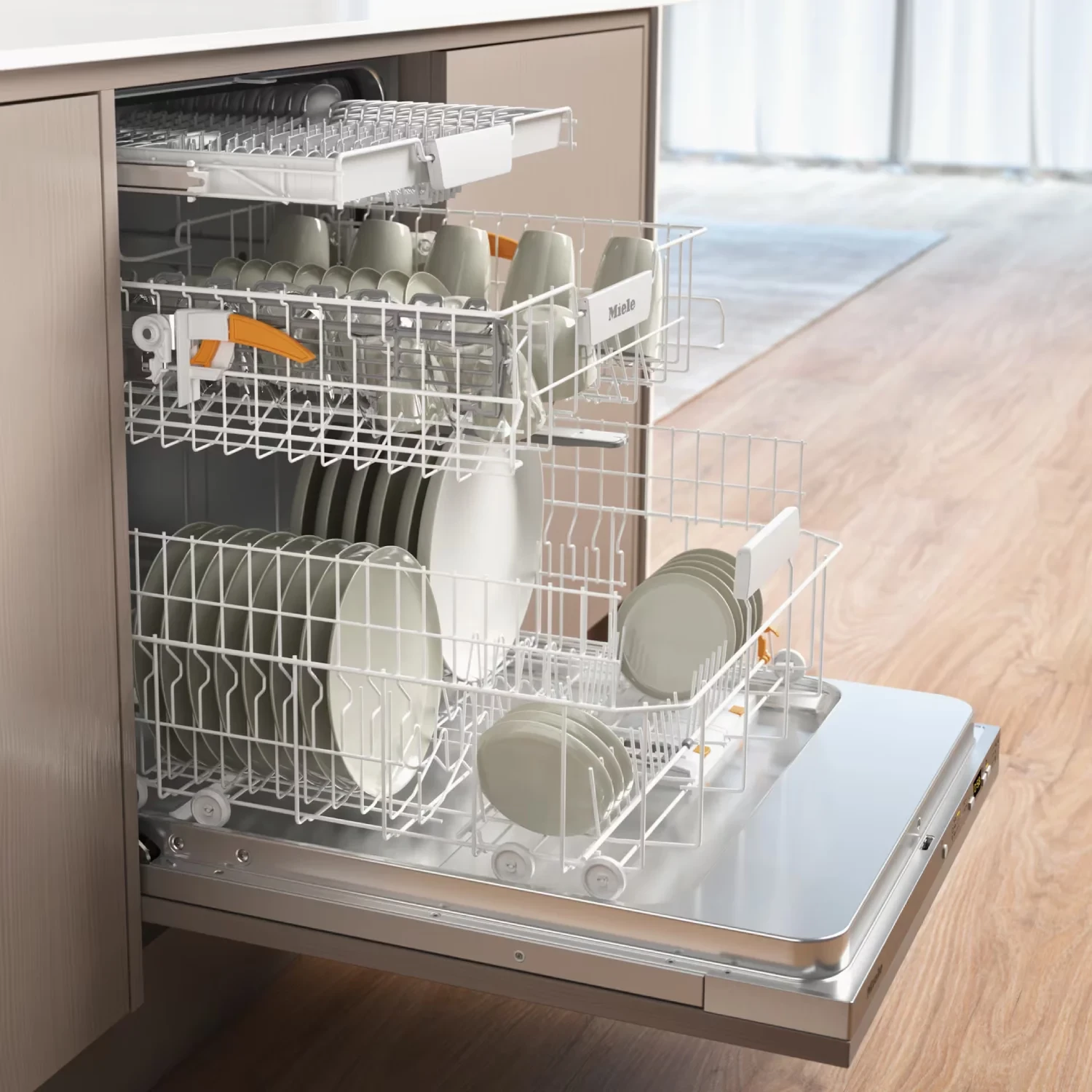 Lavastovilje Miele G 5651 SCVi Active 14 vendosje e integrume 60 cm çelik i lëmuar 6