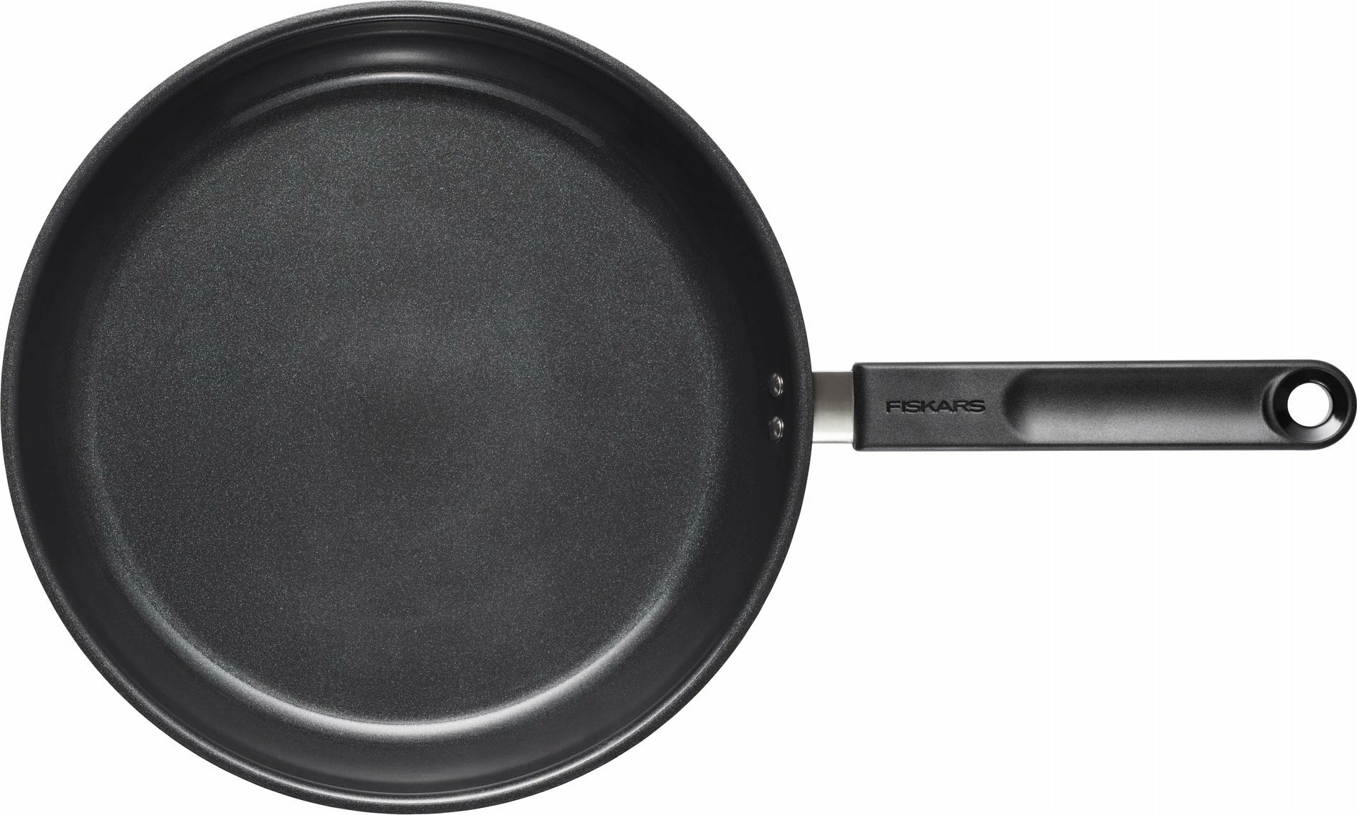 Tigan Fiskars Functional Form 28 cm me shtresë qeramike Ceratec, argjendtë