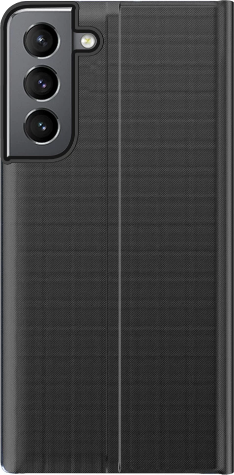 Mbështjellës Hurtel për Samsung Galaxy S22+, me flap dhe mbajtëse, i zi