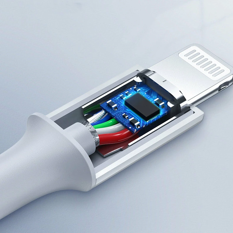 Kabllo Ugreen USB-C në Lightning US171, 1.5m, 20W, 3A, e bardhë