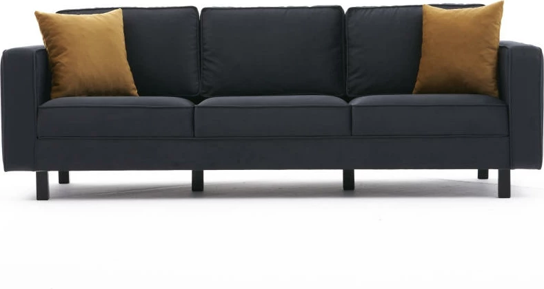 Divan treshe Atelier del Sofa, kadife Kale, antracit