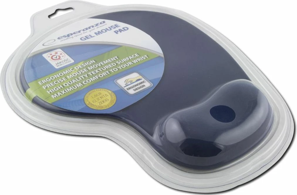 Mauspad Esperanza EA137B me jastëk xheli 23x19 cm, navy blue
