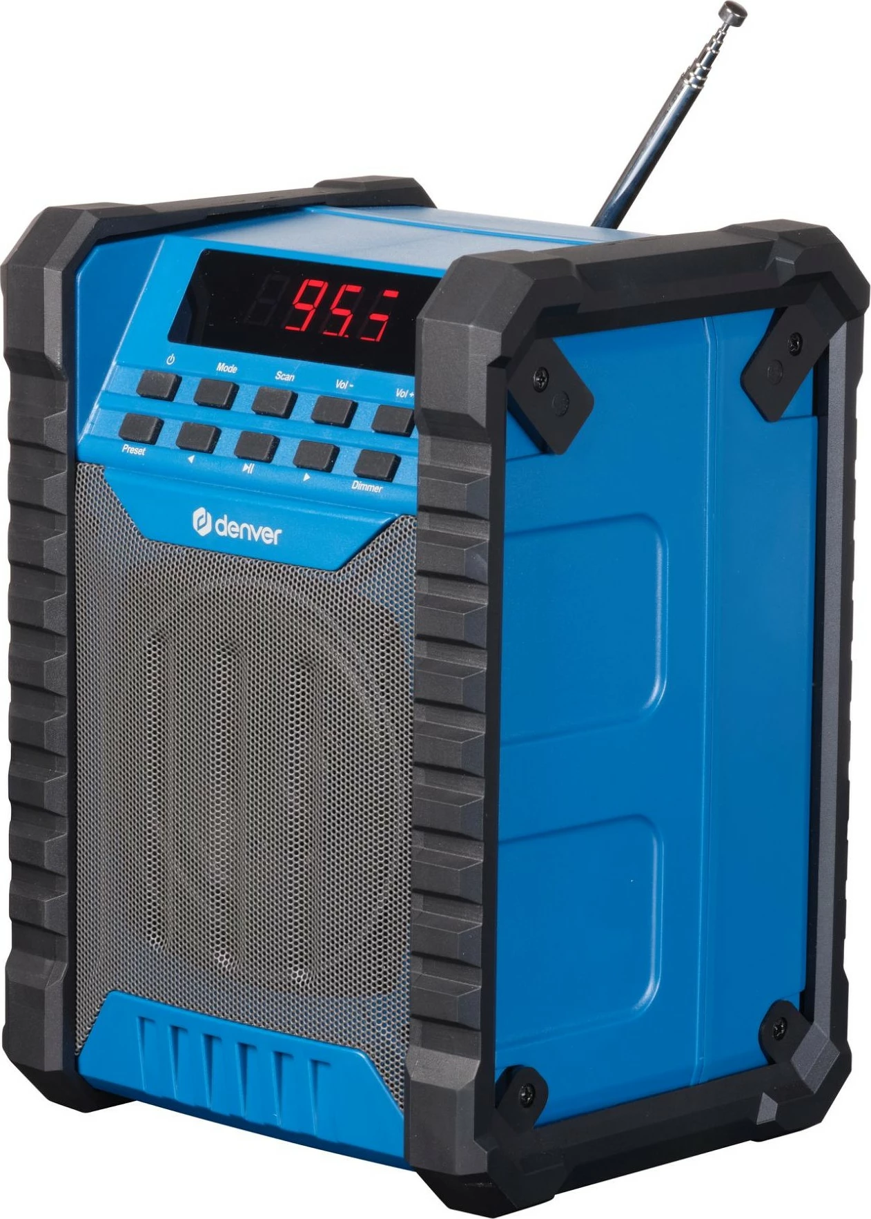 Radio Denver WRB-60, FM, Bluetooth, me bateri, blu