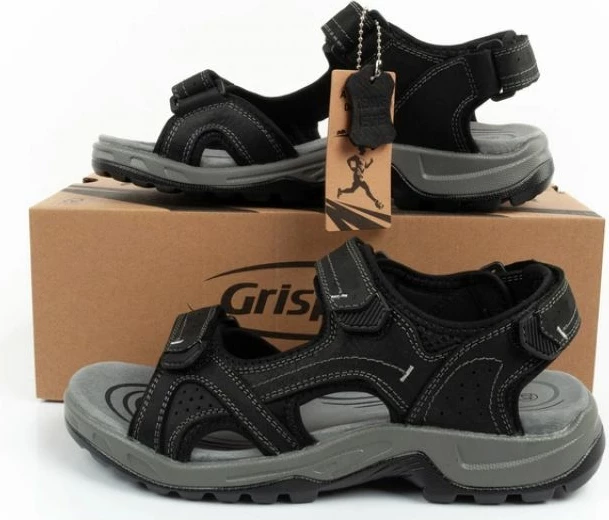 Sandale për meshkuj Grisport, të zeza
