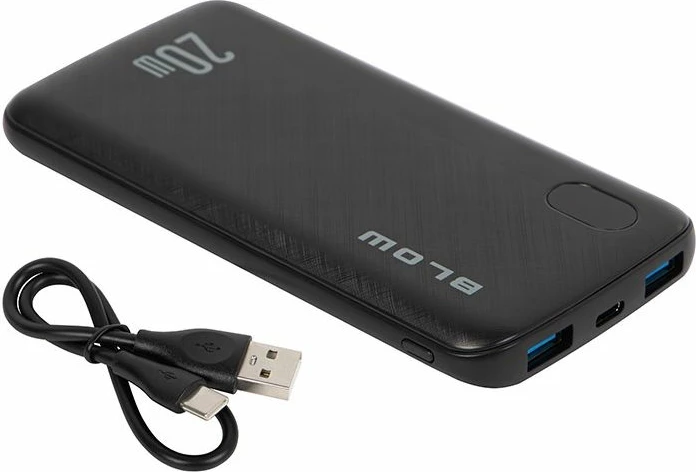 Powerbank BLOW PB10B 10000mAh, e zezë