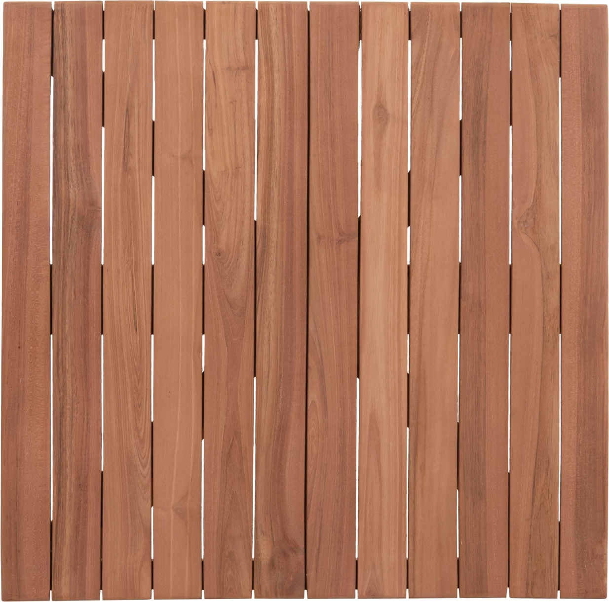 Sipërfaqe tavoline katrore, dru tik natyral, 60x60x4cm