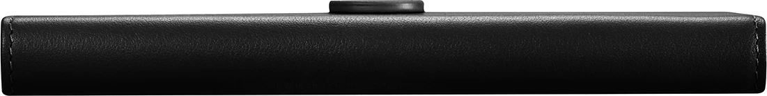 Mbështjellës iCarer Haitang Wallet për Samsung Galaxy S23 Ultra, lëkurë, i zi