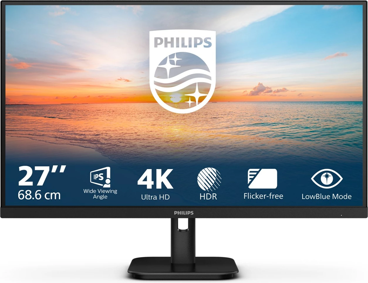 Monitor Philips 27E1N1800A/00, 27", 4K Ultra HD, IPS, LED, i zi