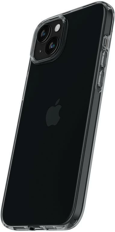 Mbështjellës Spigen Crystal Flex për iPhone 15 Plus, Gri-Transparent