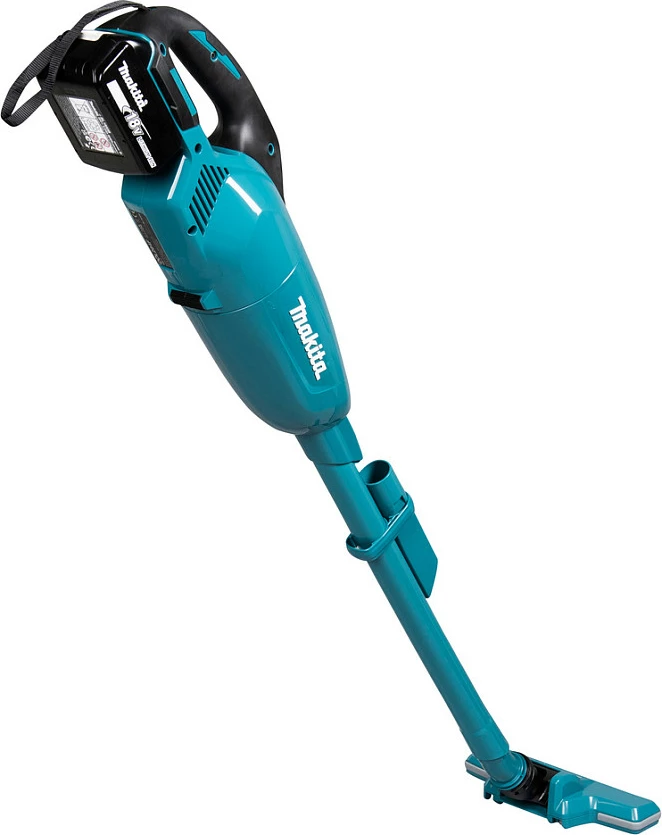 Fshesë me bateri Makita DCL284FZ, 18V Li-Ion, 18000 Pa, e zezë/turkeze