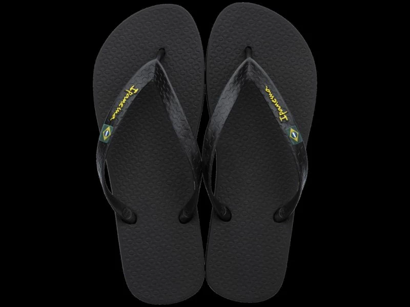 Flip-Flops Ipanema për meshkuj dhe femra, të zeza