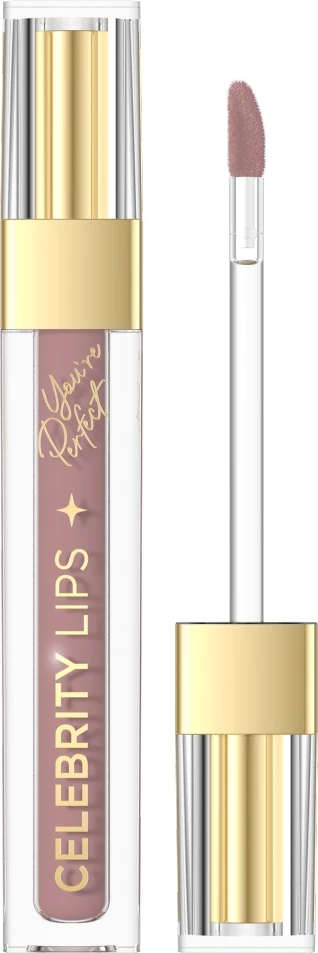 Buzëkuq mat i lëngshëm Eveline Cosmetics Celebrity Lips Long-lasting Blurring Matte Liquid për femra 01N, 4ml