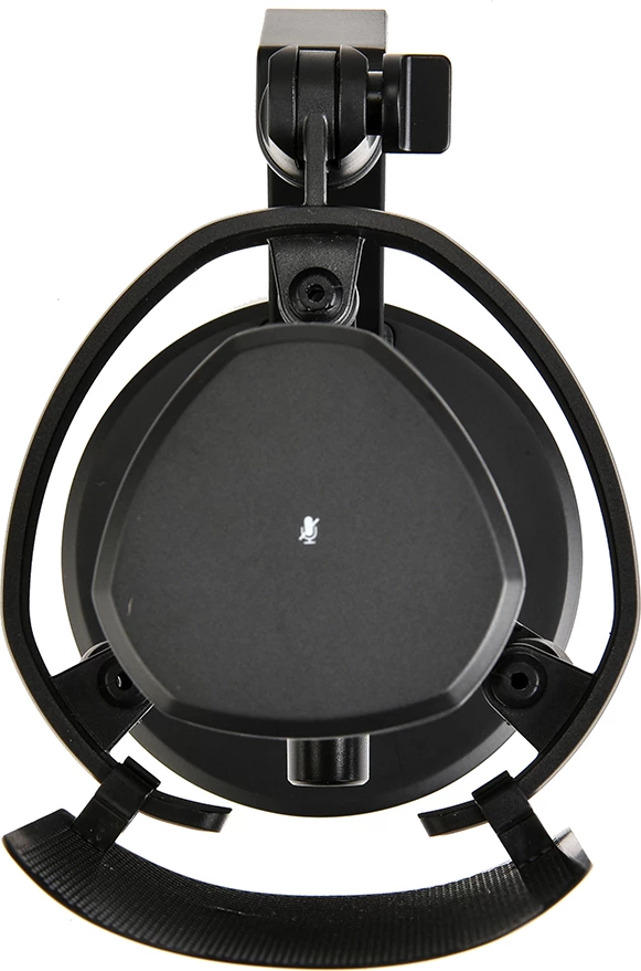 Mikrofon USB kondensator Aiwa PDM-10, 24-bit/96 kHz, me mbajtëse tavoline, e zezë