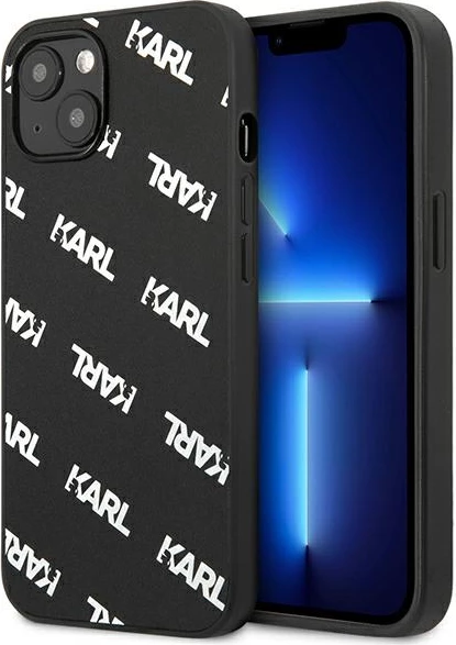 Mbështjellës Karl Lagerfeld KLHCP13SPULMBK3 për iPhone 13 mini, hardcase, i zi