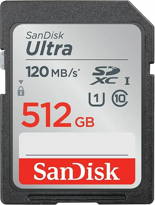 Kartelë memorje SDXC SanDisk Ultra SDSDUNC-512G-GN6IN 512GB 150MB/s UHS-I