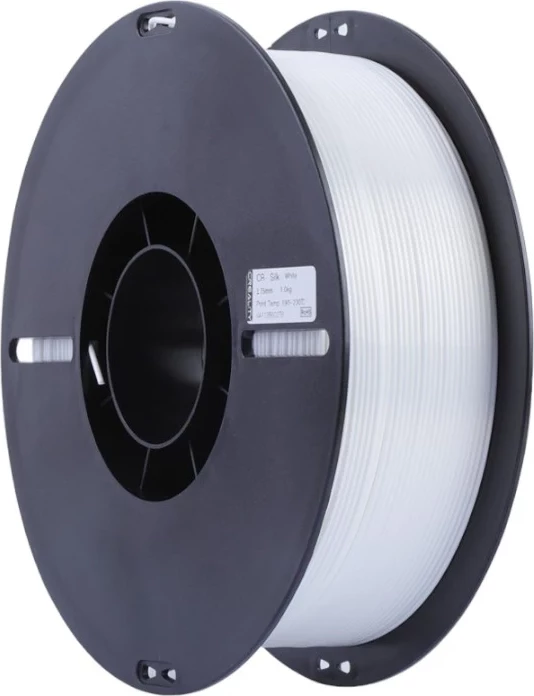 Filament PLA Creality CR-Silk, 1.75 mm, 1 kg, Bardhë