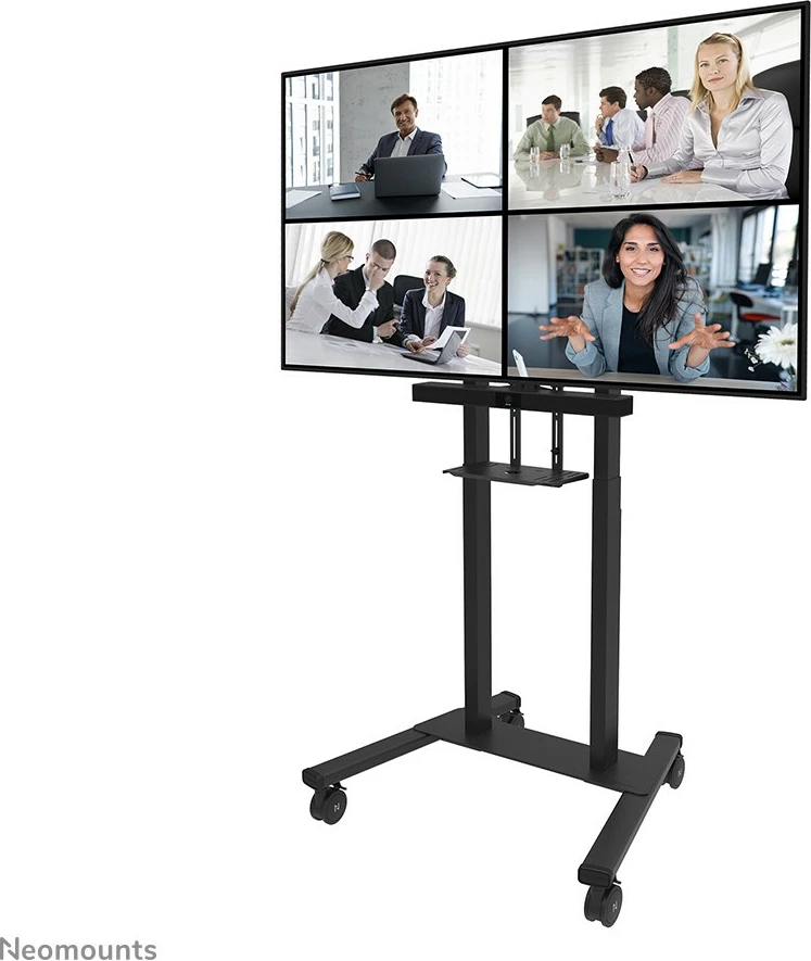 Kit montimi universal Neomounts AV1-875BL1, për videobar e multimedia, çelik, 9 kg, i zi